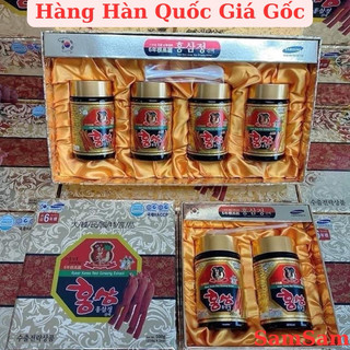 CAO HỒNG SÂM 6 NĂM TUỔI: 4 LỌ X250GR
