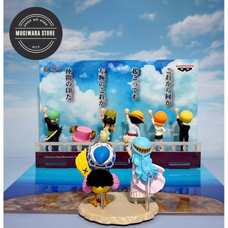 Mô hình WCF Team mũ rơm tạm biệt Vivi chính hãng Bandai đồ chơi toy