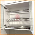 Giá Bát Đĩa Cố Định, Kệ Chén Cố Định Dạng Chữ V INOX CAO CẤP - Bảo Hành Chính Hãng, Có Thợ Lắp — ảnh 8