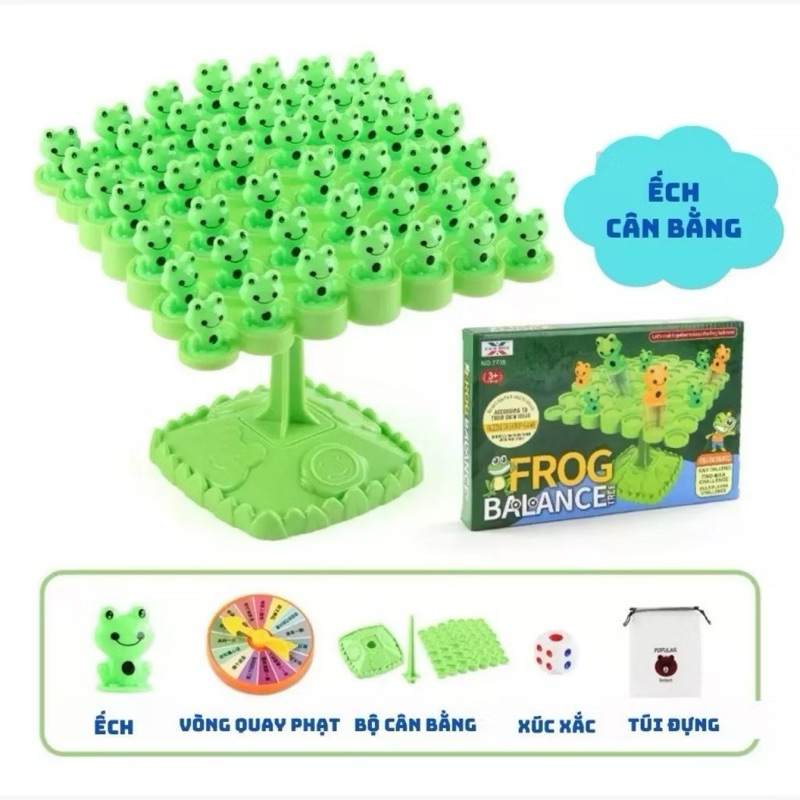 Board game Đồ chơi Ếch cân bằng hình Phi hành gia