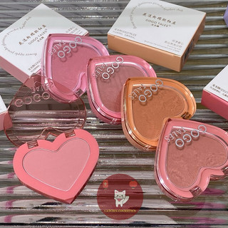 [GOGO TALES] Phấn Má Hồng Trái Tim Mini GOGO TALES Blooming Love, Flower Ripple Powder Blusher (GT627)