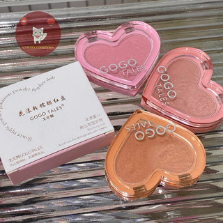 [GOGO TALES] Phấn Má Hồng Trái Tim Mini GOGO TALES Blooming Love, Flower Ripple Powder Blusher (GT627)