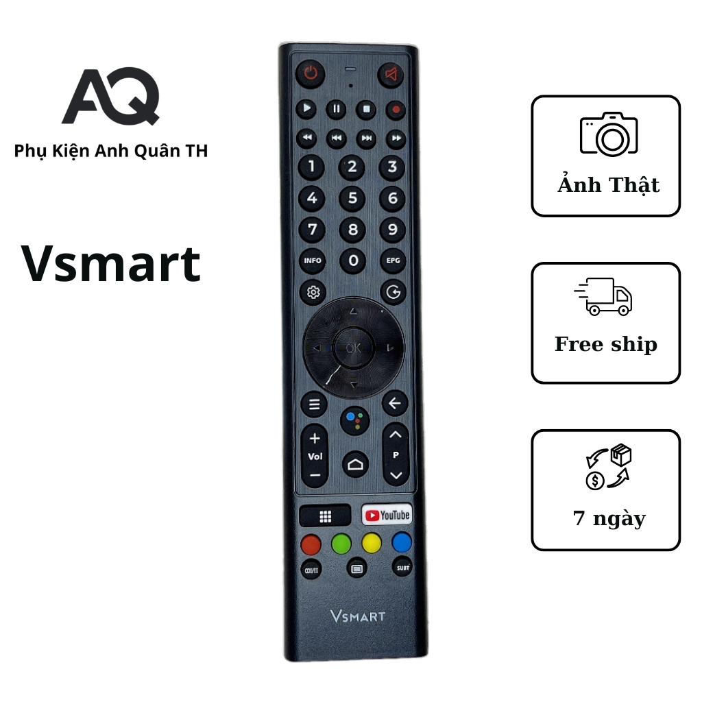 Điều khiển remote tivi Vinsmart ( hàng mới chính hãng , dùng được cho ...