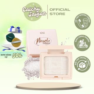 [XIXI] Highlight XIXI Đơn Sắc Kèm Gương Màu Hồng Nhạt Miracle Happen 4.8g (D-535)