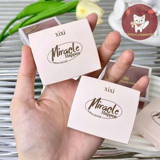 [XIXI] Highlight XIXI Đơn Sắc Kèm Gương Màu Hồng Nhạt Miracle Happen 4.8g (D-535)