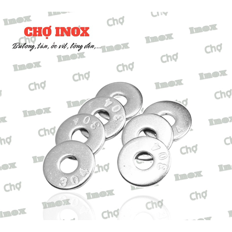 Vòng đệm ,Lông đền inox 304 loại dày M5 M6 M8 M10 M12 | Shopee Việt Nam