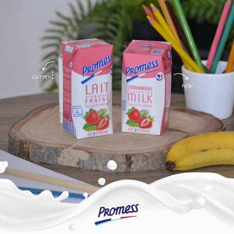 (18/8/2026) Sữa tươi Promess vị dâu hộp 200 ml, thùng 24 hộp | Shopee ...