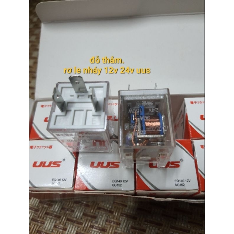 rơ le nháy , rơ le xi nhan 3 chân 12v 24v 250w( Rơ le 3 CHÂN UUS TRONG ...