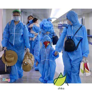 Bộ quần áo phòng dịch 4 món, 7 món quần áo bảo hộ y tế phòng chống dịch bệnh - Chika