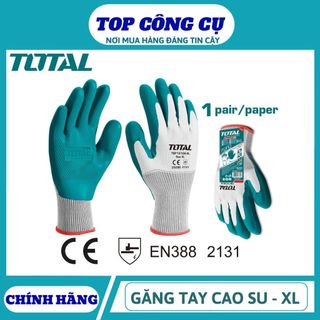 ĐỒ NGHỀ TOTAL Găng tay cao su XL TSP13106-XL