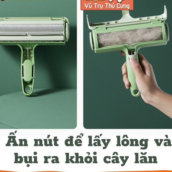 Cây lăn lông tĩnh điện, lăn bụi quần áo, bụi sofa, vệ sinh giường nệm