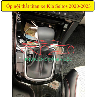 Ốp nội thất xe Kia Seltos 2020 - 2022, 2023, 2024 titan cao cấp, sáng bóng