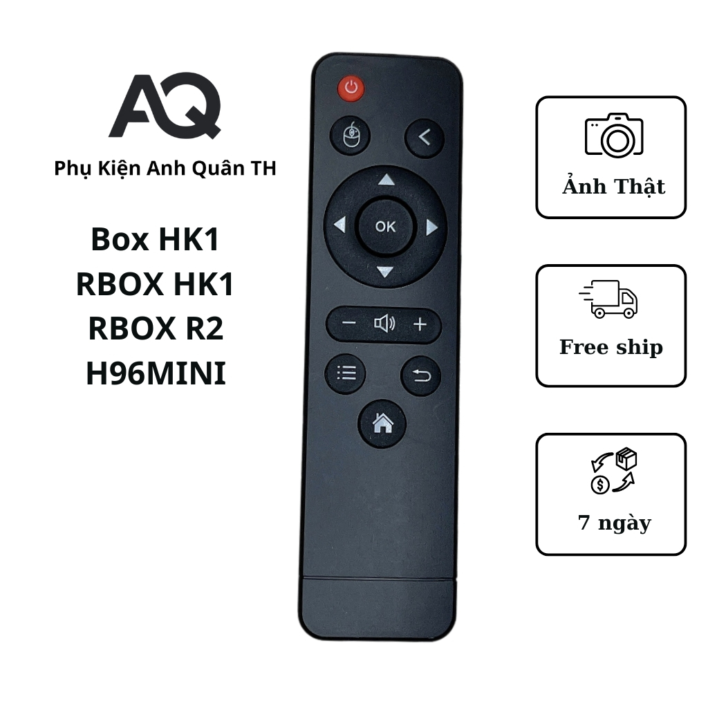 Điều khiển đầu Android TV Box HK1 RBOX HK1 RBOX R2 H96MINI TIVI BOX ...