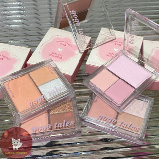 [GOGO TALES] Bảng Phấn Mắt và Má/Highlight 3 Ô GOGO TALES Dâu Hồng Ngọt Ngào, Sweet Eyeshadow Palette (GT644)