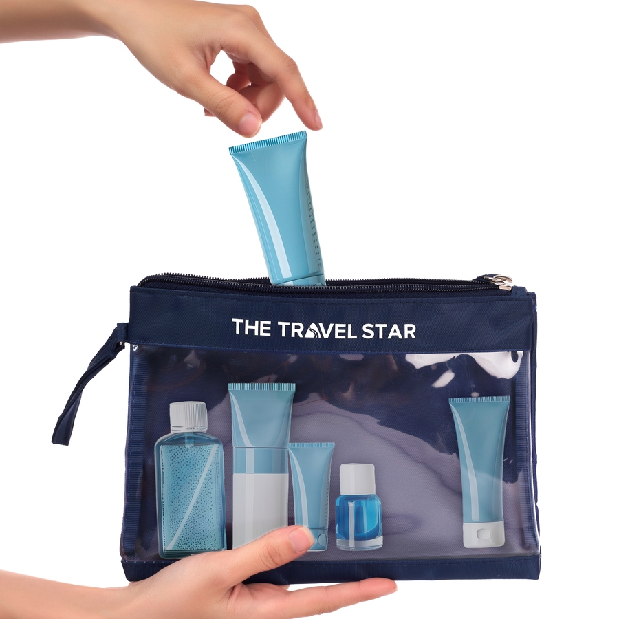 Ảnh Túi đựng mỹ phẩm MIAvn The Travel Star Accessory Bag S Navy du lịch tiện lợi 1