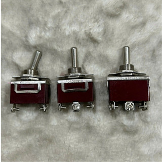 Combo 10 Công tắc gạt nâu, công tắc tắt mở, đảo còi, đảo đèn, 2 chân, 3 chân, 6 chân loại 1.
