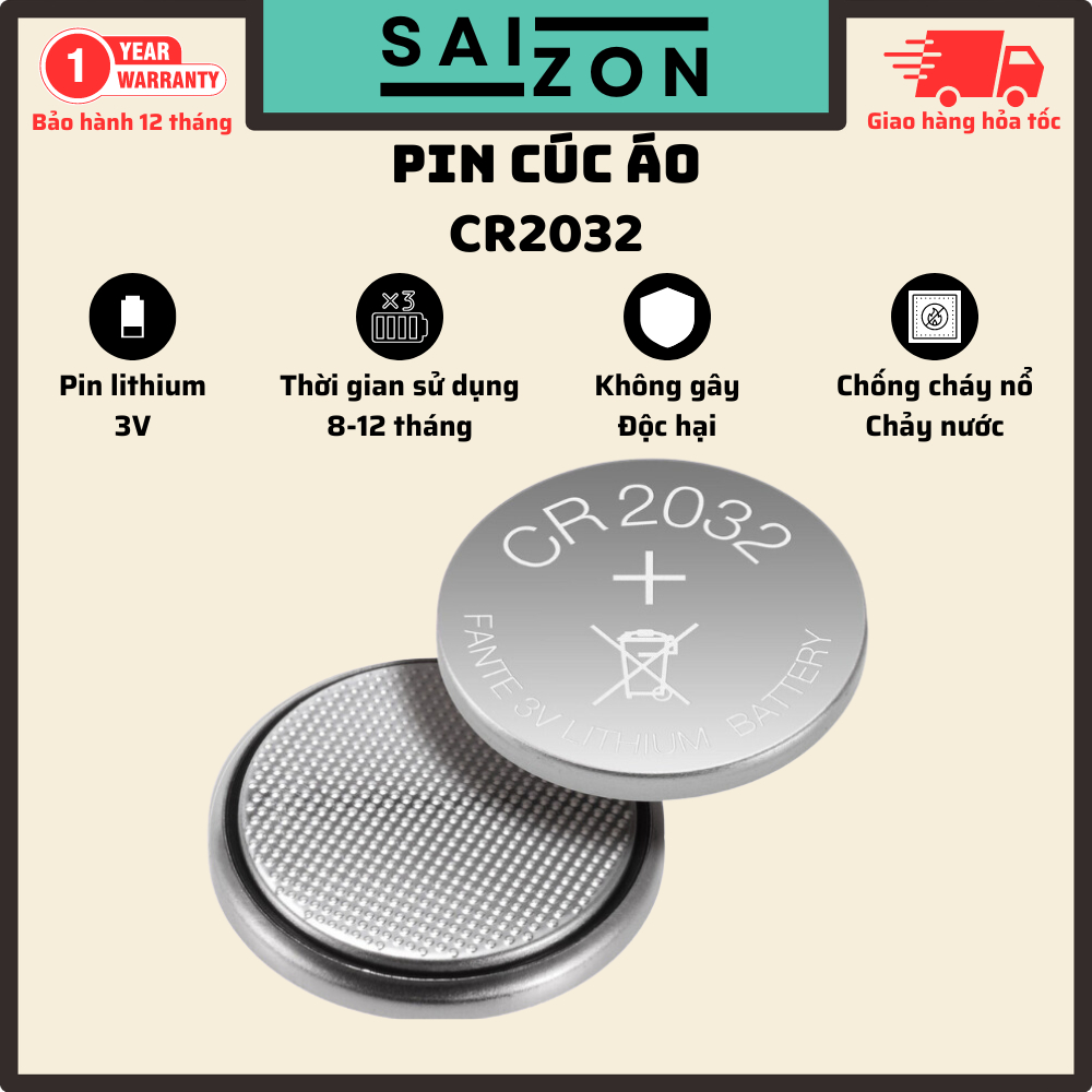 Pin cúc CR2032 thiết bị định vị | Shopee Việt Nam