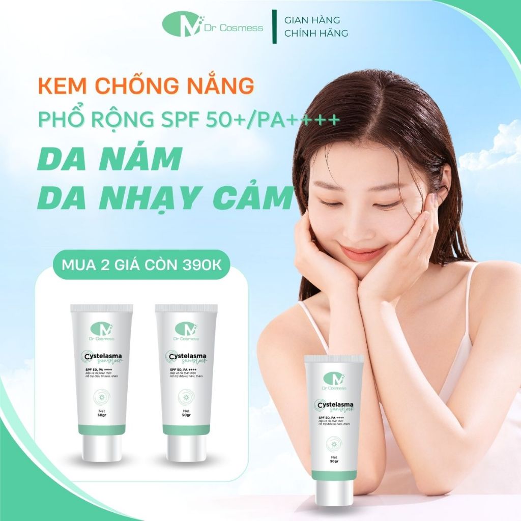 Sản Phẩm Kem Chống Nắng Dr Cosmess - Kem chống nắng Dr Cosmess
