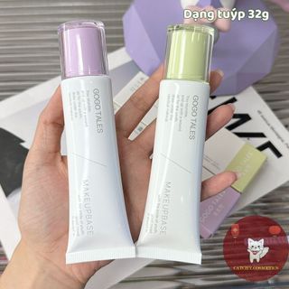 [GOGO TALES] Kem Lót GOGO TALES Dạng Tuýp 32g Vỏ Trắng, Hiệu chỉnh tone da Makeup Primer (GT676)