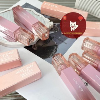 [GOGO TALES] Son Bóng GOGO TALES Vỏ Hồng Ombre Tag Nơ Sweet Pink Cloudy Velvet Lip Glaze 3.8g (GT652)