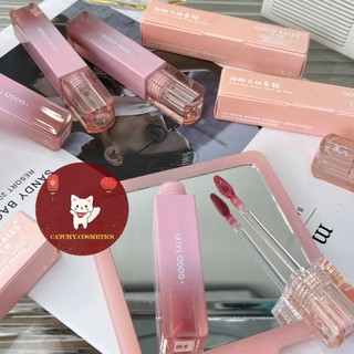 [GOGO TALES] Son Bóng GOGO TALES Vỏ Hồng Ombre Tag Nơ Sweet Pink Cloudy Velvet Lip Glaze 3.8g (GT652)