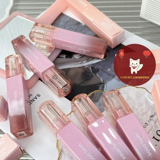 [GOGO TALES] Son Bóng GOGO TALES Vỏ Hồng Ombre Tag Nơ Sweet Pink Cloudy Velvet Lip Glaze 3.8g (GT652)