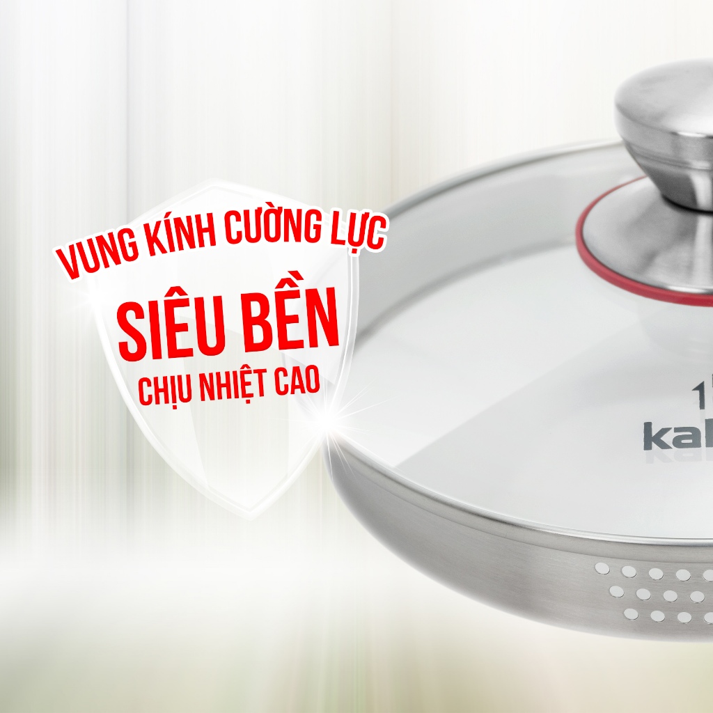 Ảnh Vung Kính Cường Lực Kalpen Lager Thiết Kế Lỗ Lọc Thông Minh Tiện Dụng 3