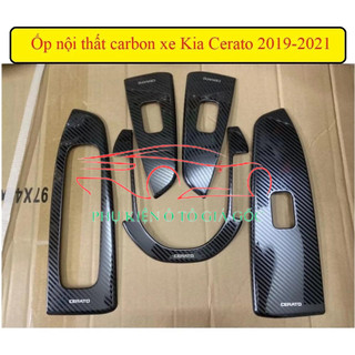 Ốp nội thất xe Kia Cerato 2019-2021 carbon cao cấp