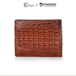 T D THIEN DI - Bóp Ví Tiền Nam Da Cá Sấu Thật Gấp 2 Nhiều Ngăn Có Khóa Kéo Cao Cấp Hàng Hiệu - FULLBOX — ảnh 3