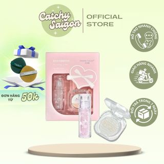 [GOGO TALES] Set Trang Điểm 2 Món GOGO TALES Highlight & Son Gloss Không Màu Trong trẻo (GT689)