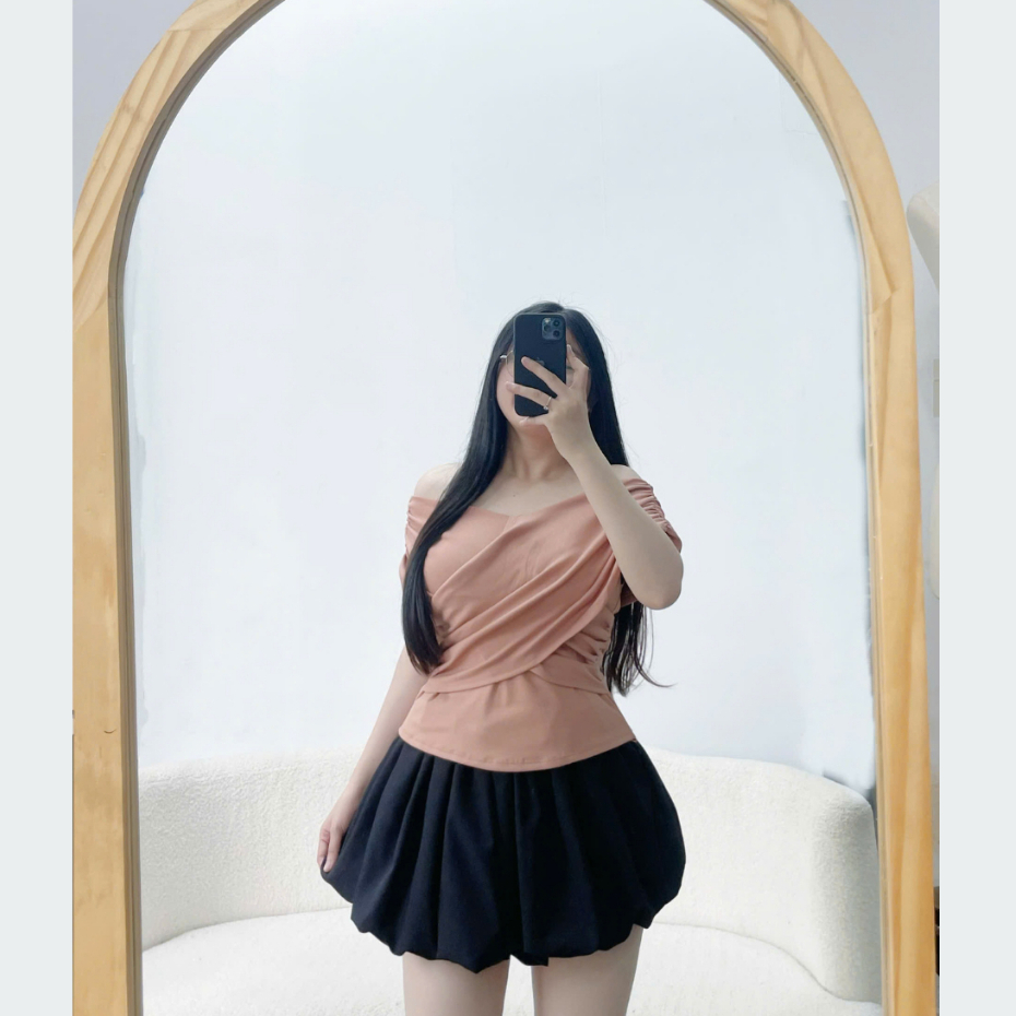 Set Áo Váy Bigsize Nữ Có Quần Bảo Hộ Lên Phom Tôn Dáng Vải Mềm Mại Cho Các Nàng Chubby SET920