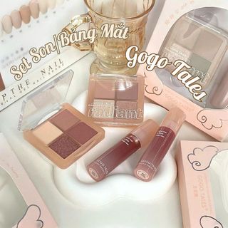[GOGO TALES] Set 2 Món GOGO TALES Phấn Mắt Và Son Bóng Sweetish Principle (GT691)