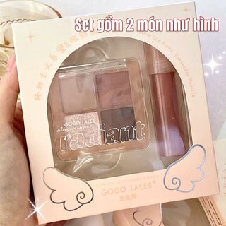 [GOGO TALES] Set 2 Món GOGO TALES Phấn Mắt Và Son Bóng Sweetish Principle (GT691)