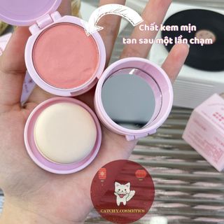 [GOGO TALES] Má Hồng Dạng Kem Nén GOGO TALES Kèm Mút Tiện Lợi Pengpeng Sweetheart (GT660)