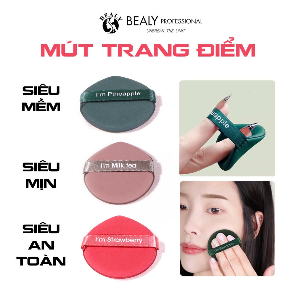 Ảnh BÔNG MÚT TRANG ĐIỂM TÁN KEM NỀN (13k/cái) / CUSHION HAI MẶT SIÊU MỀM MỊN 1