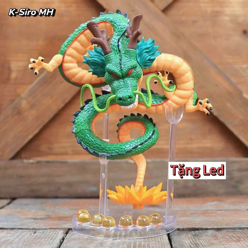Mô hình Dragon Ball Bảy Viên Ngọc Rồng - rồng thần Shenron 16cm kèm 7 ...