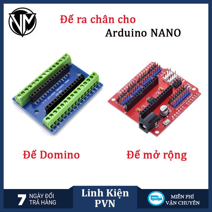 Đế Ra Chân cho Arduino Nano - IO Shield (Board Mạch Mở Rộng Chân ...