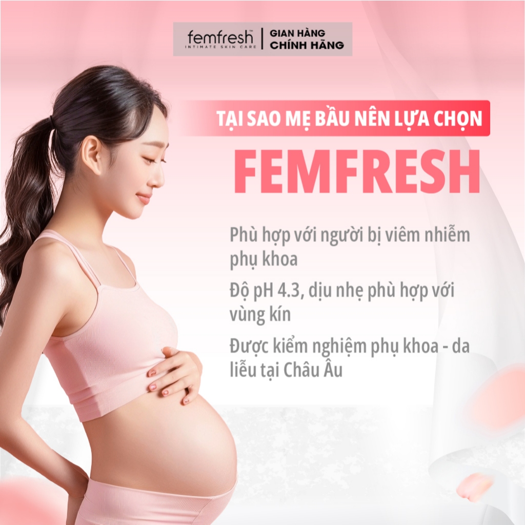 Ảnh Dung dịch vệ sinh phụ nữ Femfresh cao cấp No.1 Anh Quốc, giúp làm sạch, cân bằng vùng kín, an toàn cho bà bầu [250ml] 2
