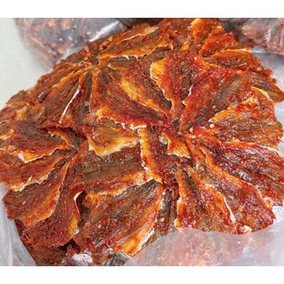 500Gram Khô cá đù xẻ không xương được ướp gia vị vừa ăn phù hợp làm quà biếu tặng người thân.