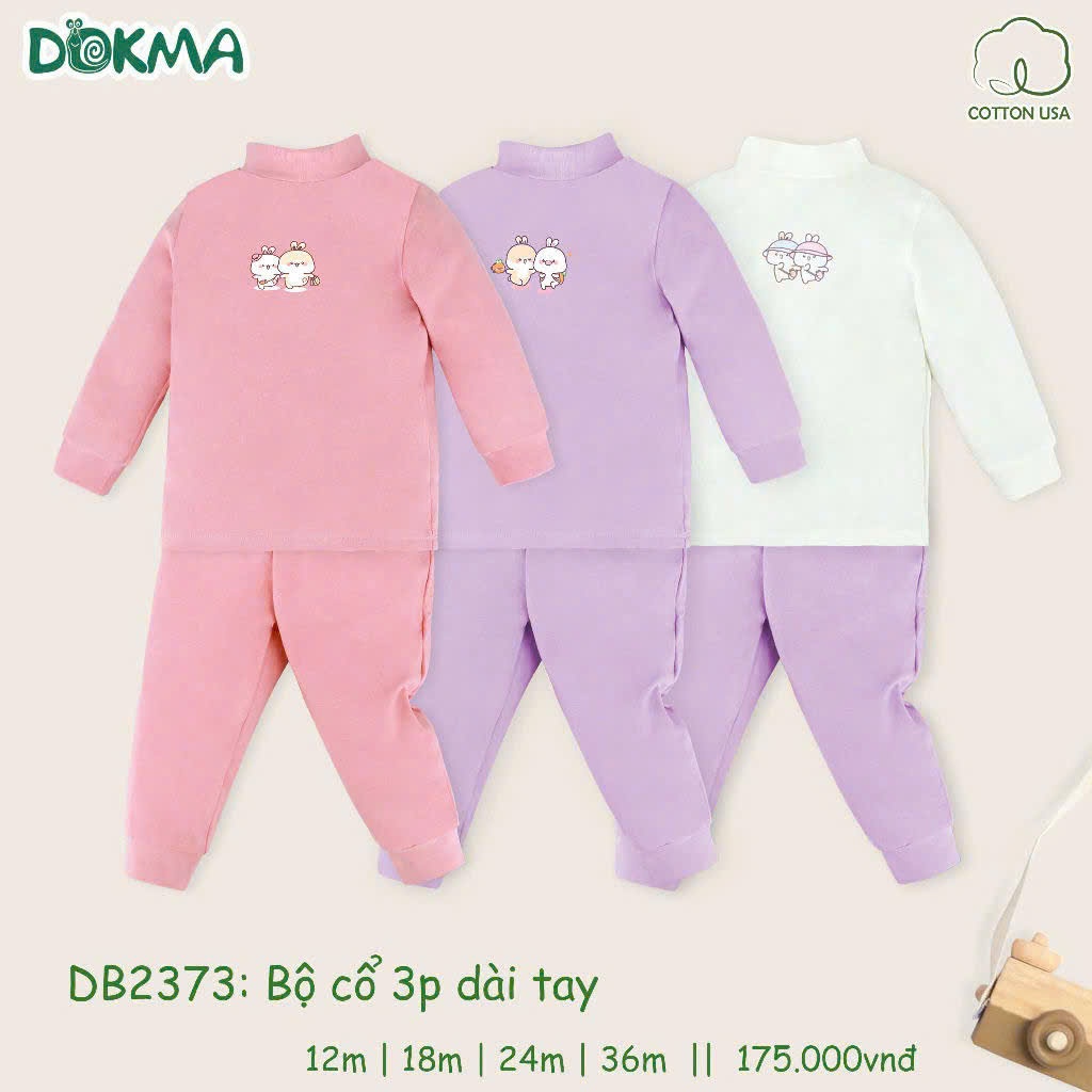 (9-13kg) Bộ Cổ 3 Phân Dokma Đáng Yêu Cho Bé DB1825 DB3123 DB3122 DB3167