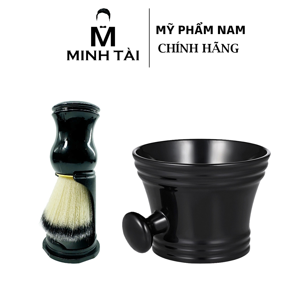 Bộ bát chổi quét bọt cạo râu nhựa ABS Classic | Shopee Việt Nam