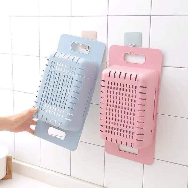 Khay, rổ gác bồn rửa chén bát Việt Nhật (5613) thông minh gấp gọn, điều chỉnh kích thước tiện lợi | BigBuy360 - bigbuy360.vn