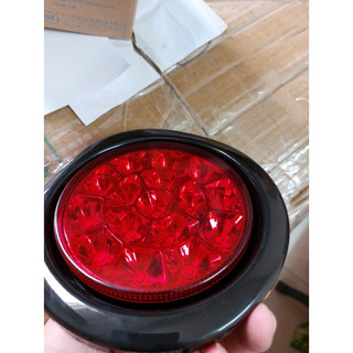 Combo 4 Đèn hậu led tròn SD2015, Đèn hậu xe tải điện 12v và 24v.