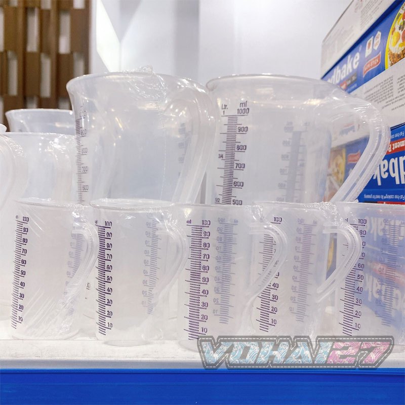 Ca đong nhựa chia vạch, ly đong chia vạch nhựa 50ml/100ml/250ml/500ml/1000ml/2000ml