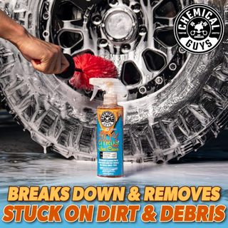 Combo Chemical Guys vệ sinh mâm & bánh Sticky Gel, dưỡng lốp và nhựa nhám VRP, chăm sóc ô tô