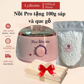 [TẶNG 100G] NỒI PRO nấu sáp wax lông,công suất lớn nấu được nhiều sáp, tiện lợi dễ sử dụng lyihome