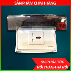 Ổ cắm chống nước - Bộ ổ cắm đa năng có nắp che mưa Sino Vanlock dòng S-Concept (SC) chính hãng