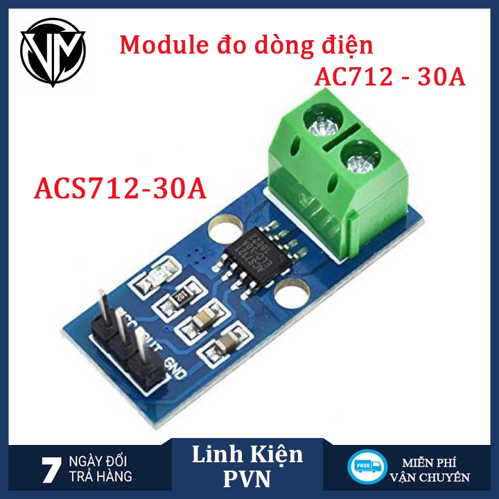 Cảm Biến Dòng Điện ACS712 (Hall Effect Current Sensor) | Shopee Việt Nam