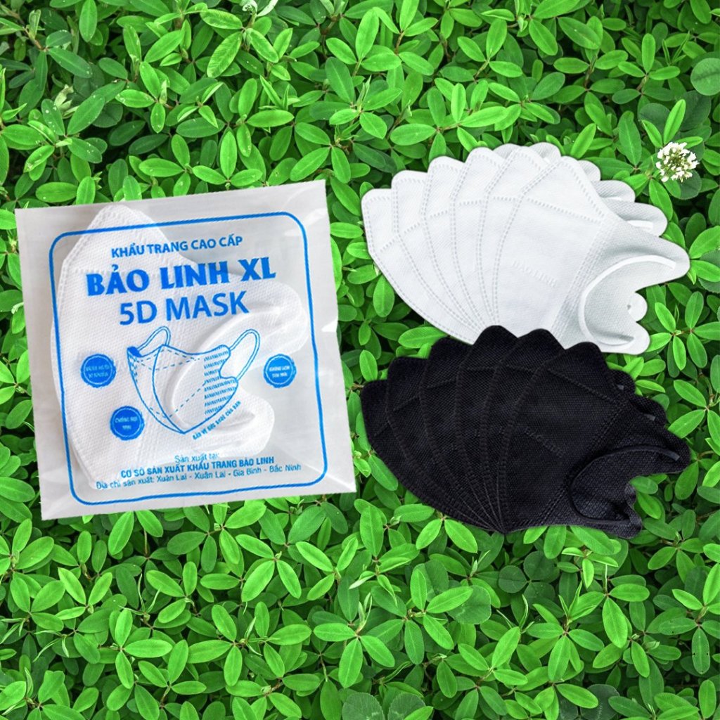 (TRỢ GIÁ) SỈ THÙNG 1000 CHIẾC KHẨU TRANG 5D NGƯỜI LỚN BẢO LINH XL CHÍNH HÃNG CAO CẤP THOÁNG KHÍ CHỐNG TIA UV