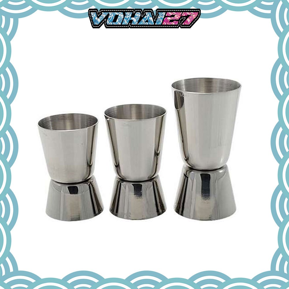 Jigger inox 2 đầu loại 20/30ml và 20/40ml - Chuyên Dụng Cho Quầy Bar Tiện Dụng